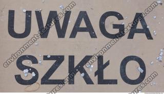 Photo Texture of Sign Letters 0001